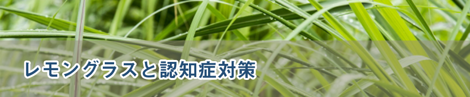 芳香療法＞レモングラスと認知症対策